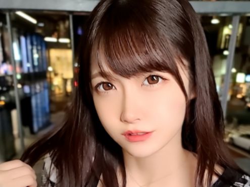 【黒髪美少女のフェラ】清純そうな見た目とは裏腹に、エロいフェラテク！可愛い顔にぶっかけフィニッシュ！